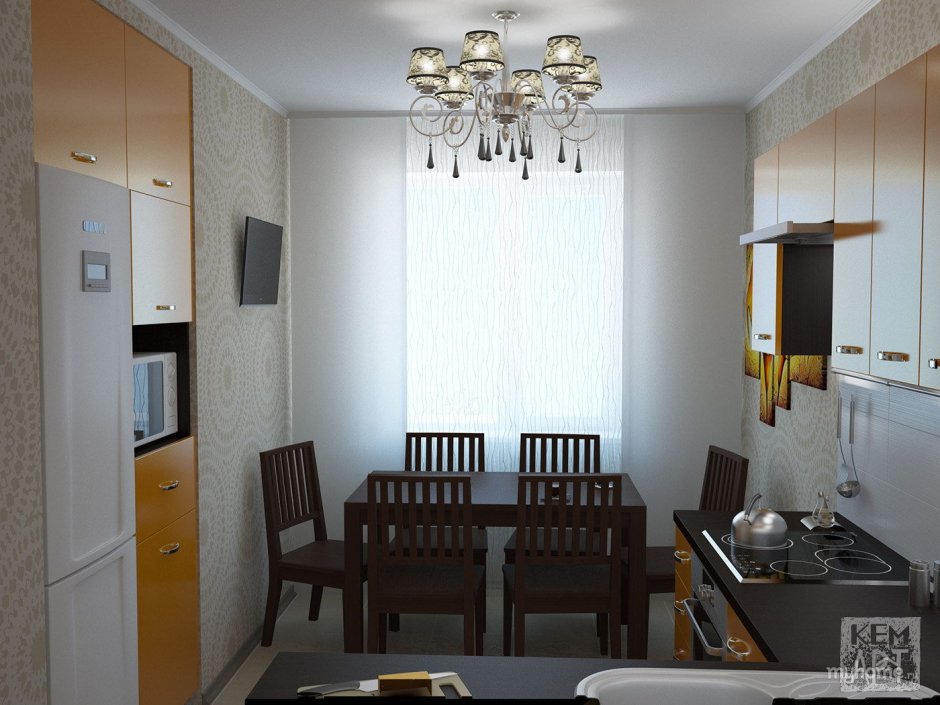 Дизайн кухни 7 кв