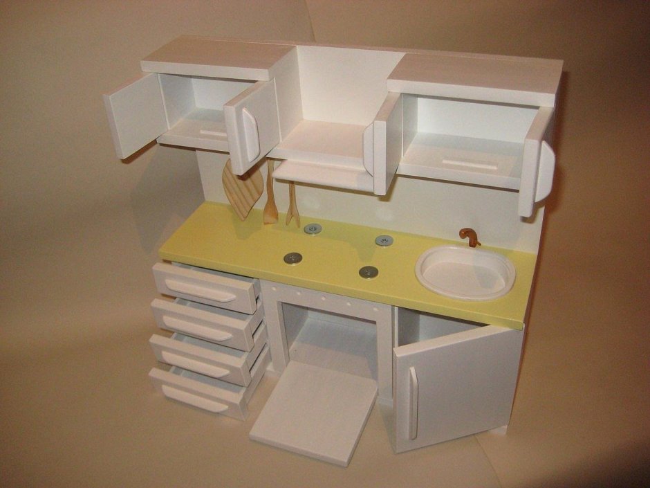 3д модель комнаты кухни