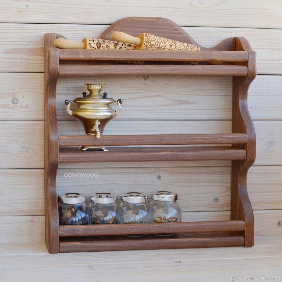 Полка для гостиной Woody Wood Shelf