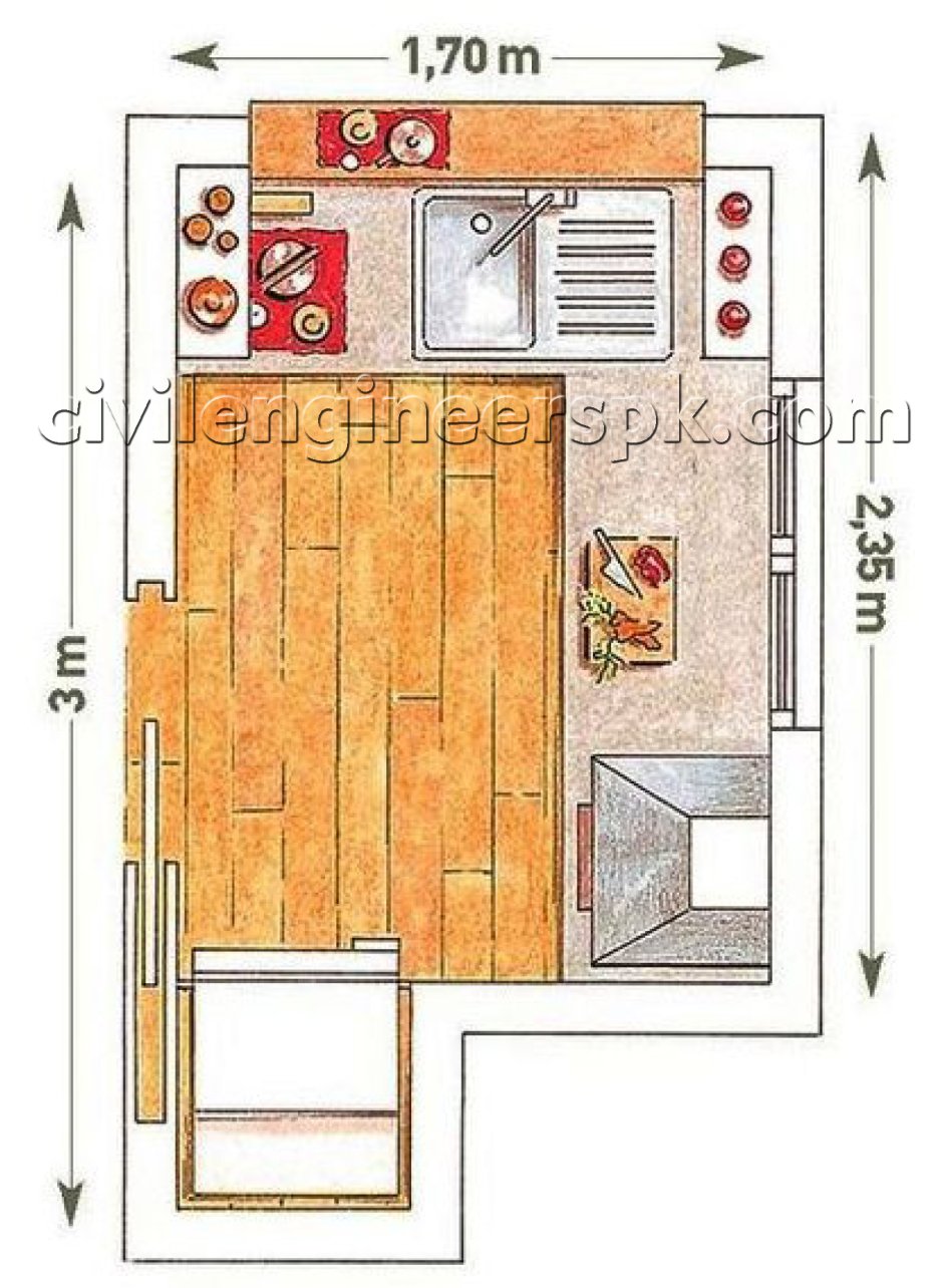 Пространство на кухне