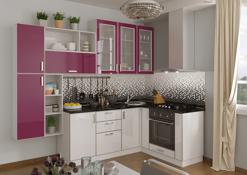 Кухни из акрила