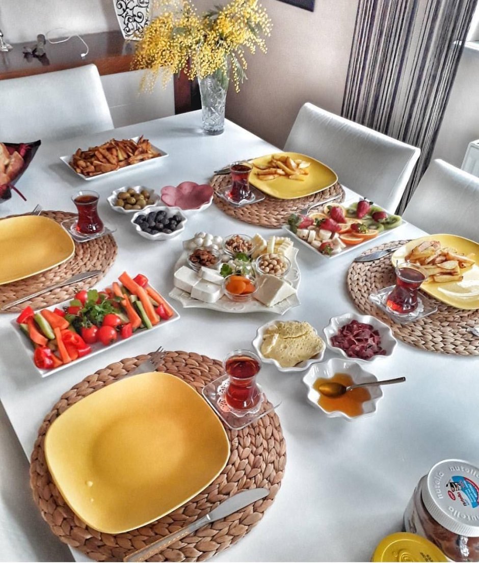 Турецкая сервировка стола