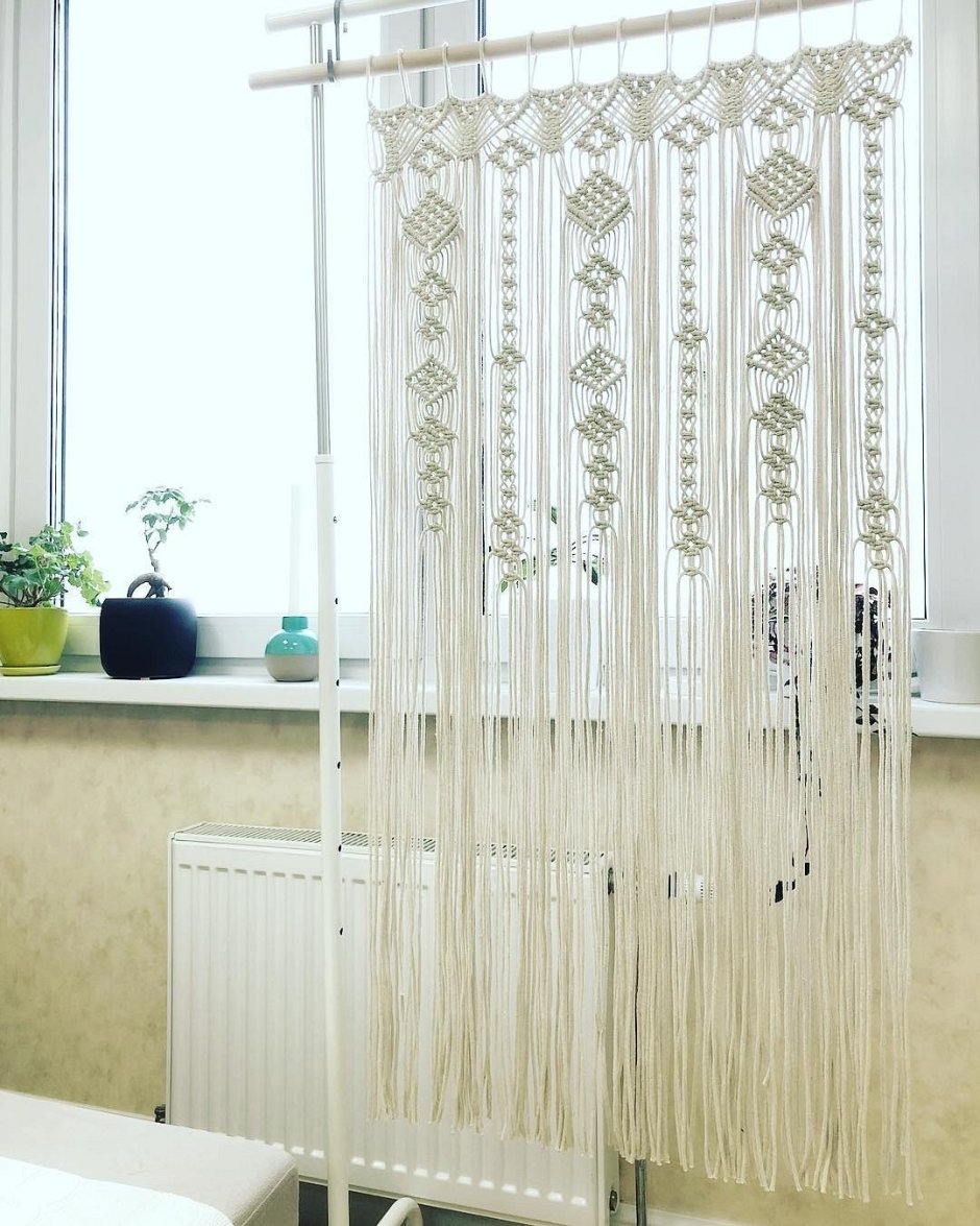 Штора макраме мастер класс