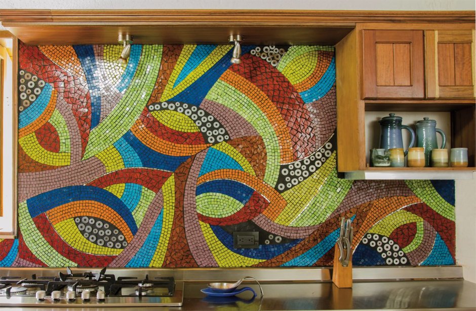 Мозаика для кухни на стену (68 фото)