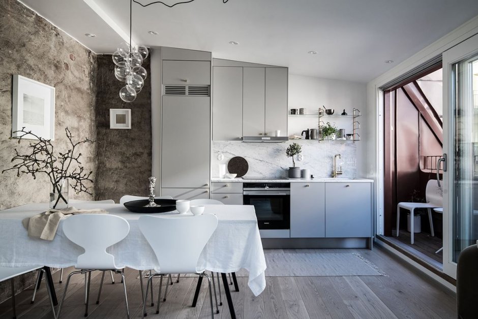 Elle decoration остров на кухне