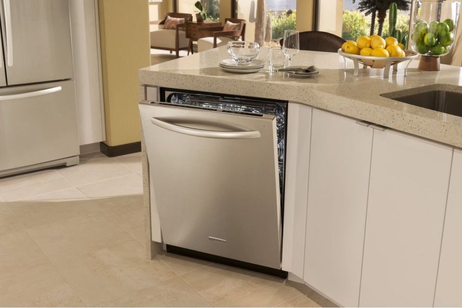 Bosch посудомоечная машина 45 в кухне