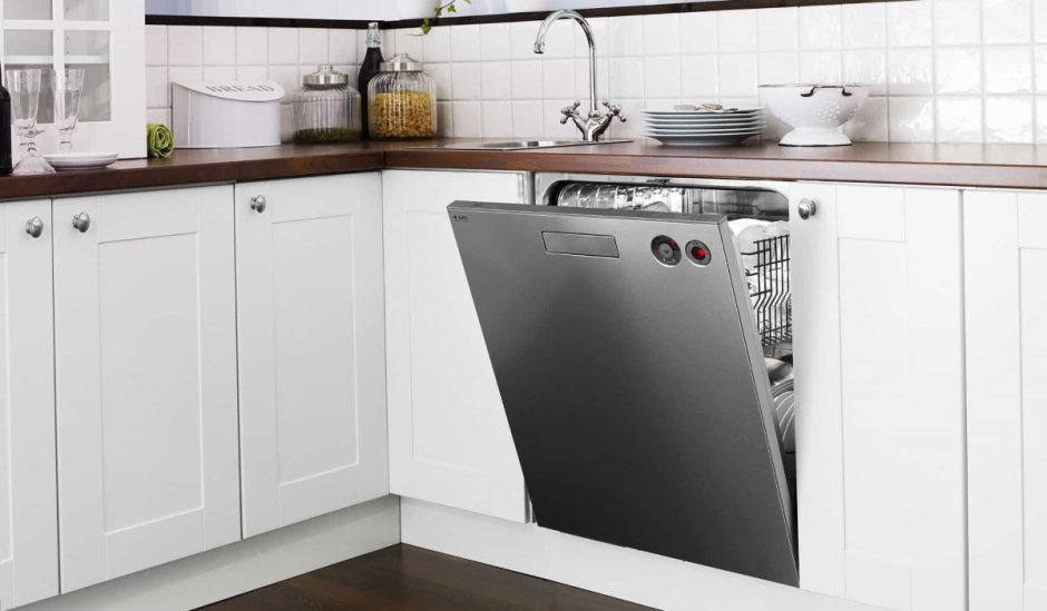 Посудомоечная машина отдельностоящая 45 вид сбоку