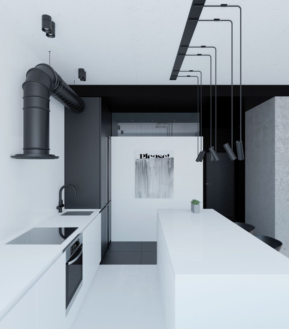 Вытяжка в стиле Минимализм