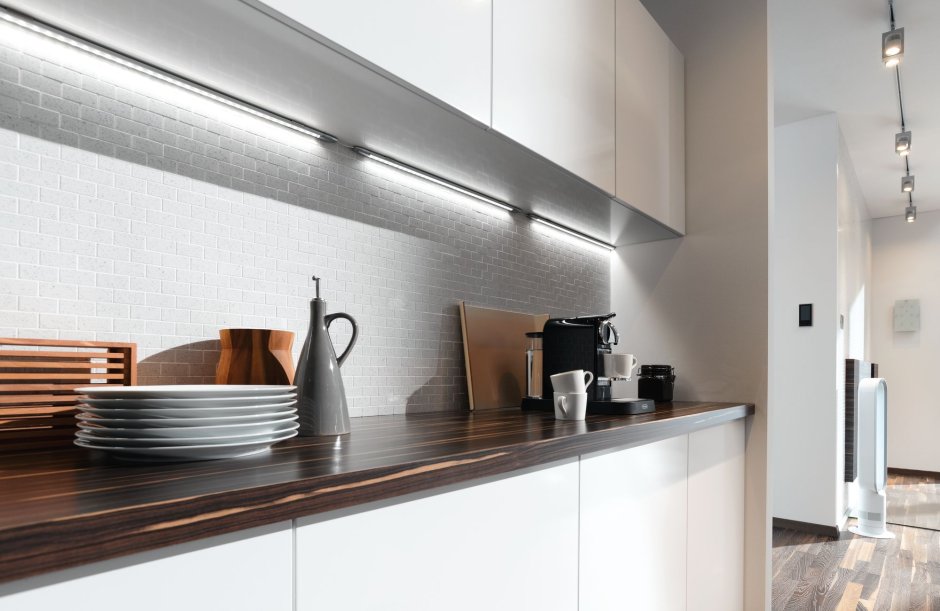 Светильники для рабочей поверхности на кухне (87 фото)