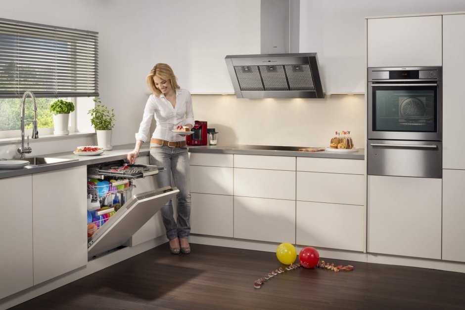Bosch посудомоечная машина на кухне
