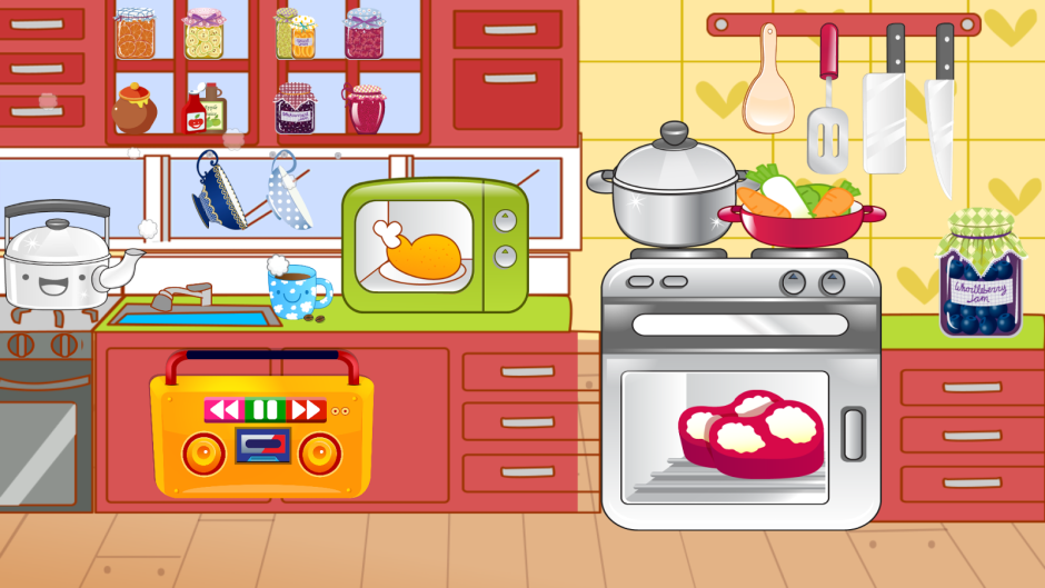 Кухня игровая Ocie с аксессуарами OC-F-w08071