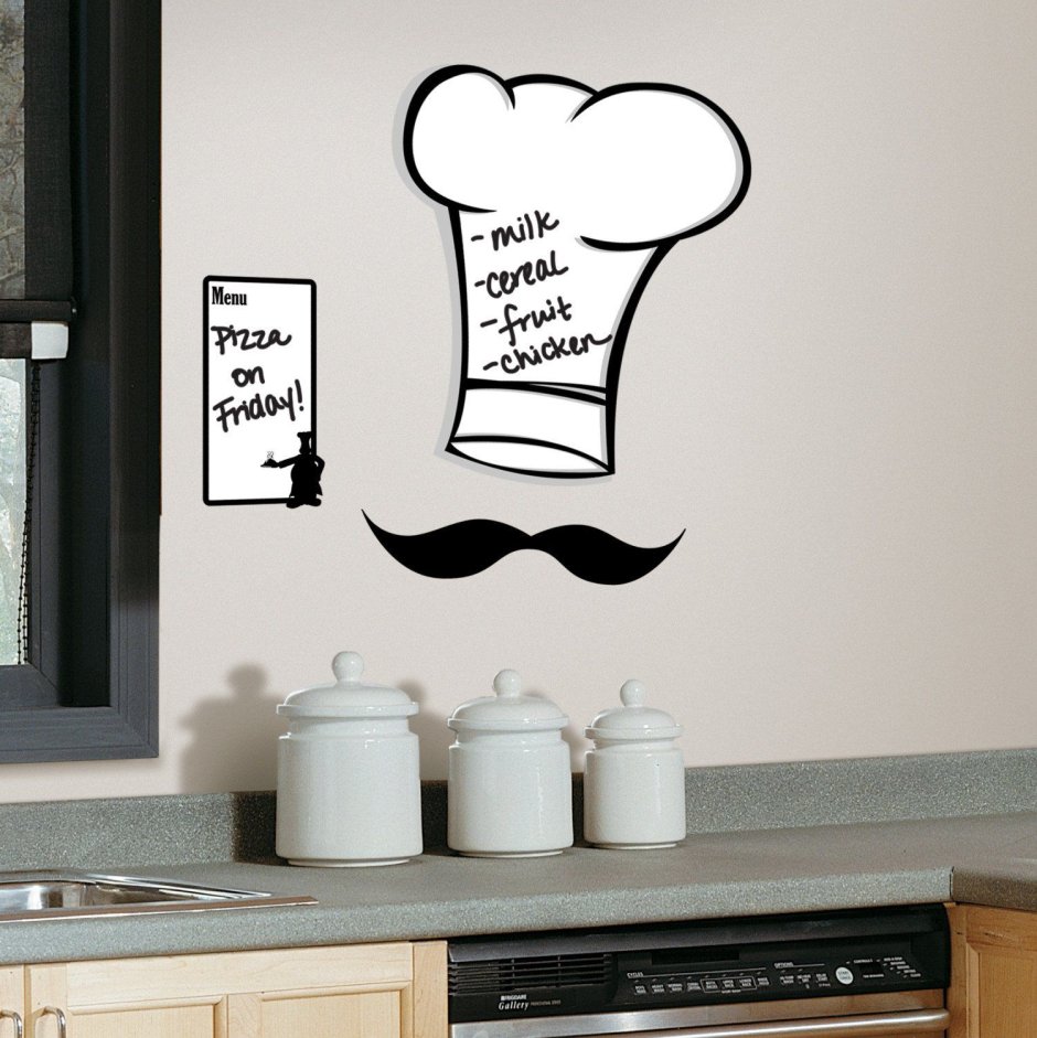 Смешные наклейки для кухни