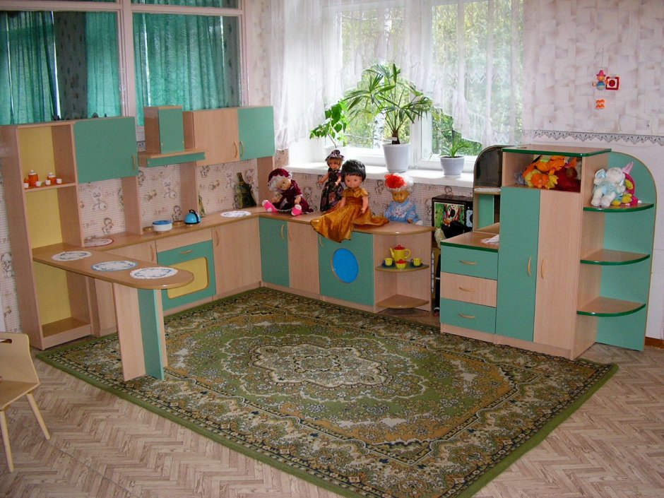 Игровой модуль кухонька для детского сада