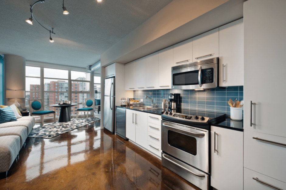 Дизайн кухни с панорамными окнами (89 фото)