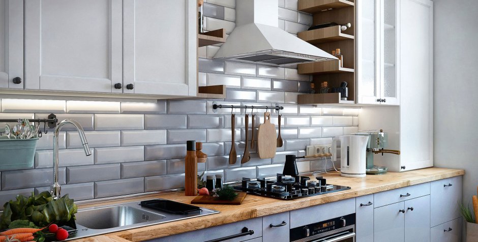 Golden Tile Metrotiles белый 10x20