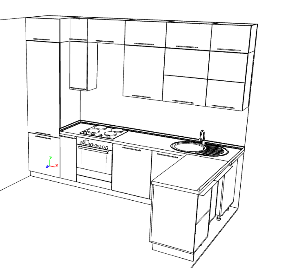 Черно белые рисунки для кухни