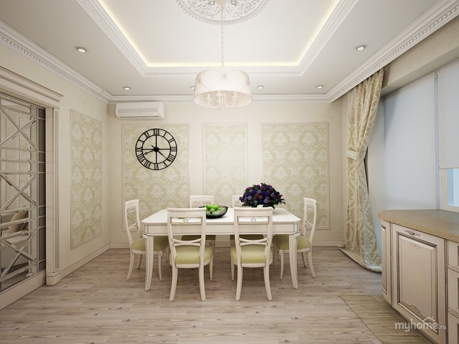 Классический интерьер кухни