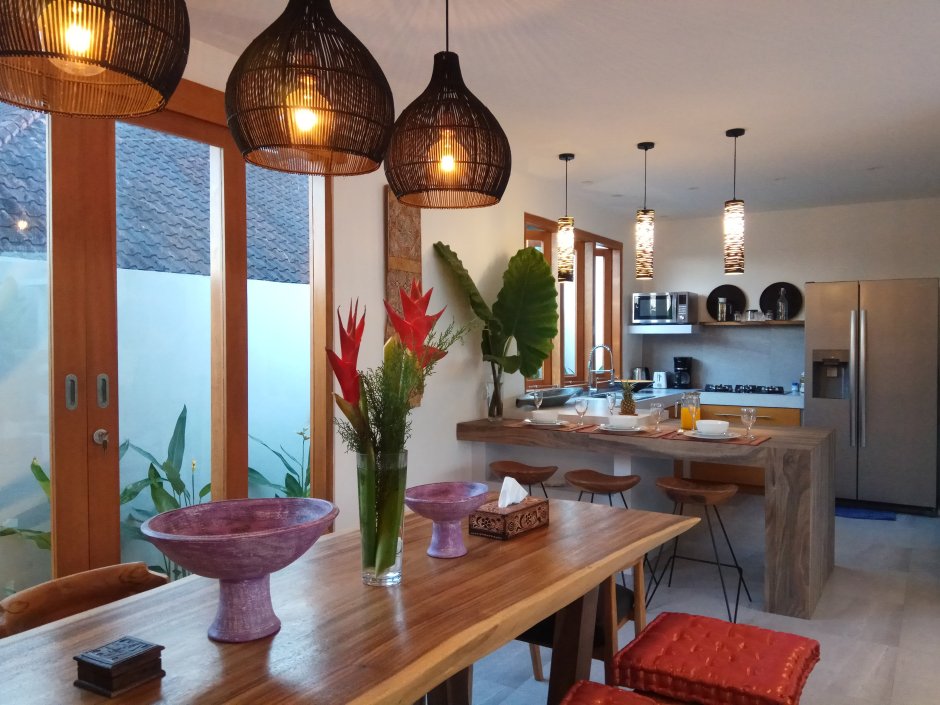 Кухня в балийском стиле (61 фото)