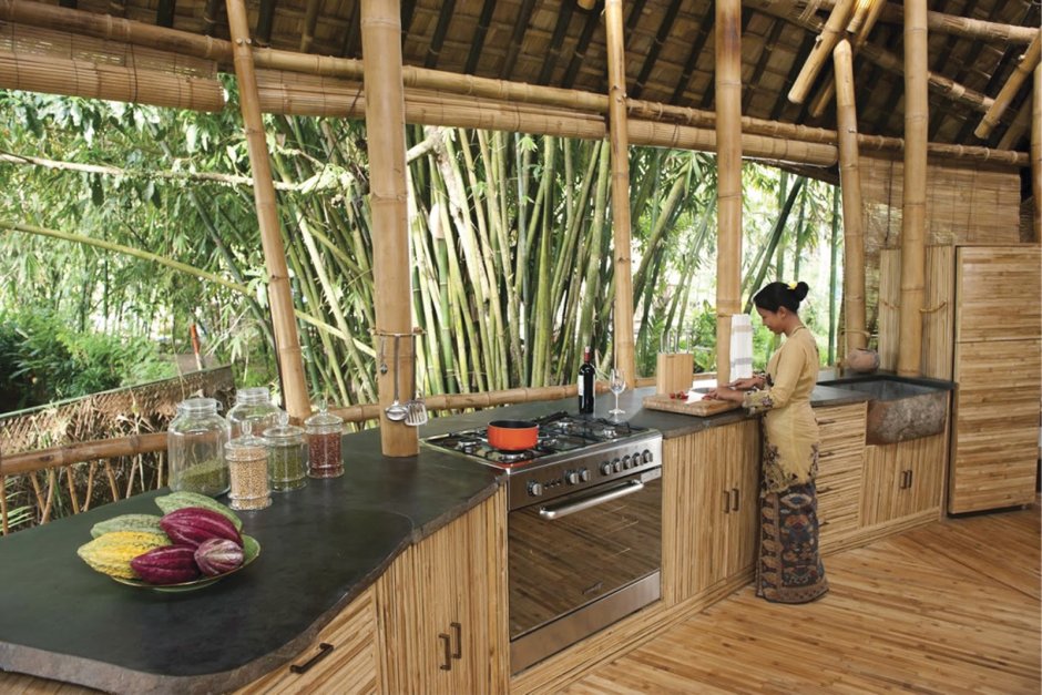 Кухня на вилле Бали