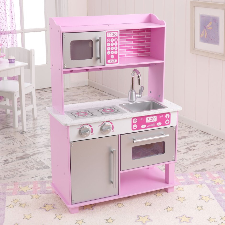 Детская кухня kidkraft Винтаж Vintage (розовая) (53179)