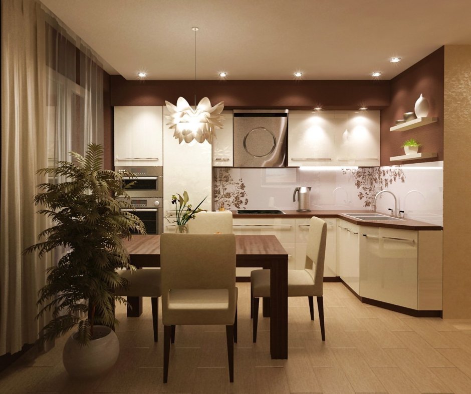 White Kitchen Cabinets with Dark Countertops