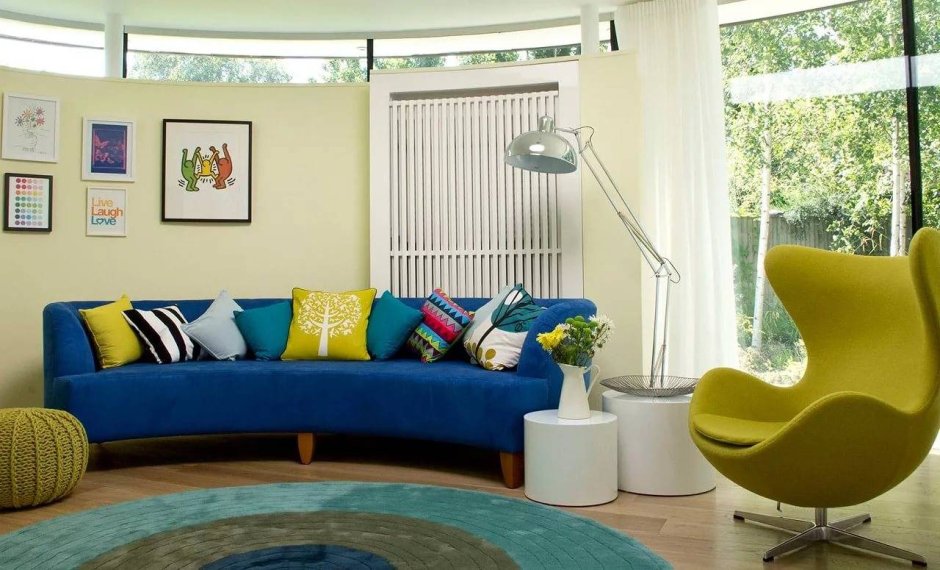 Бирюзовая спальня