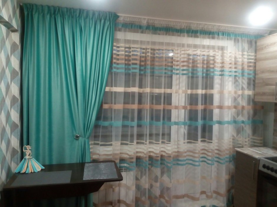 Шторы на кухню в хрущевке