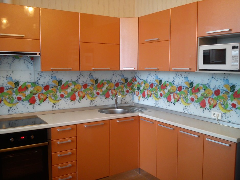 Плитка для кухни с апельсинами