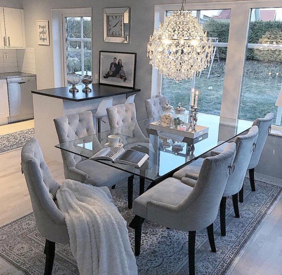 Стол стеклянный гостиная