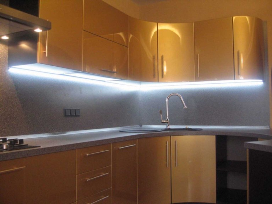 Профиль для светодиодной подсветки кухни