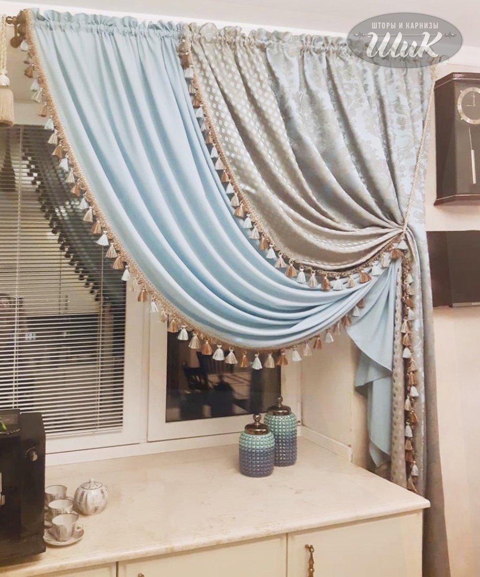Фасоны штор для кухни площадью 26 кв м