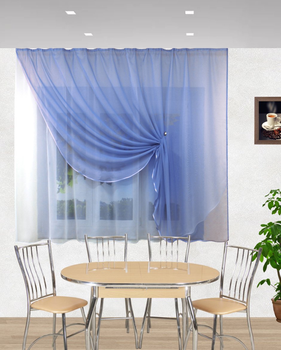 Портьеры на балкон на петлях