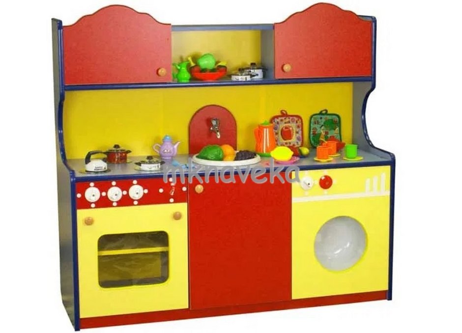 Игровая мебель «кухонный гарнитур: Тигрёнок», цвет зелёный