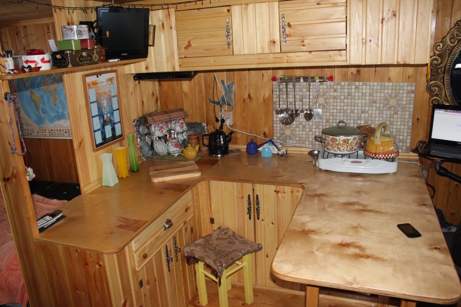 Кухня из досок своими руками (68 фото)