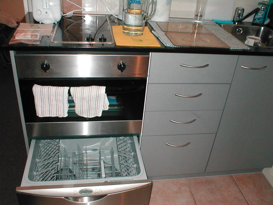 Переделываем кухонный шкаф под посудомоечную машину Beko 45см