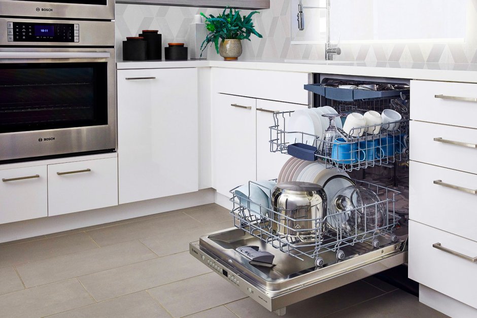 Посудомоечная машина отдельностоящая 45 см на кухне