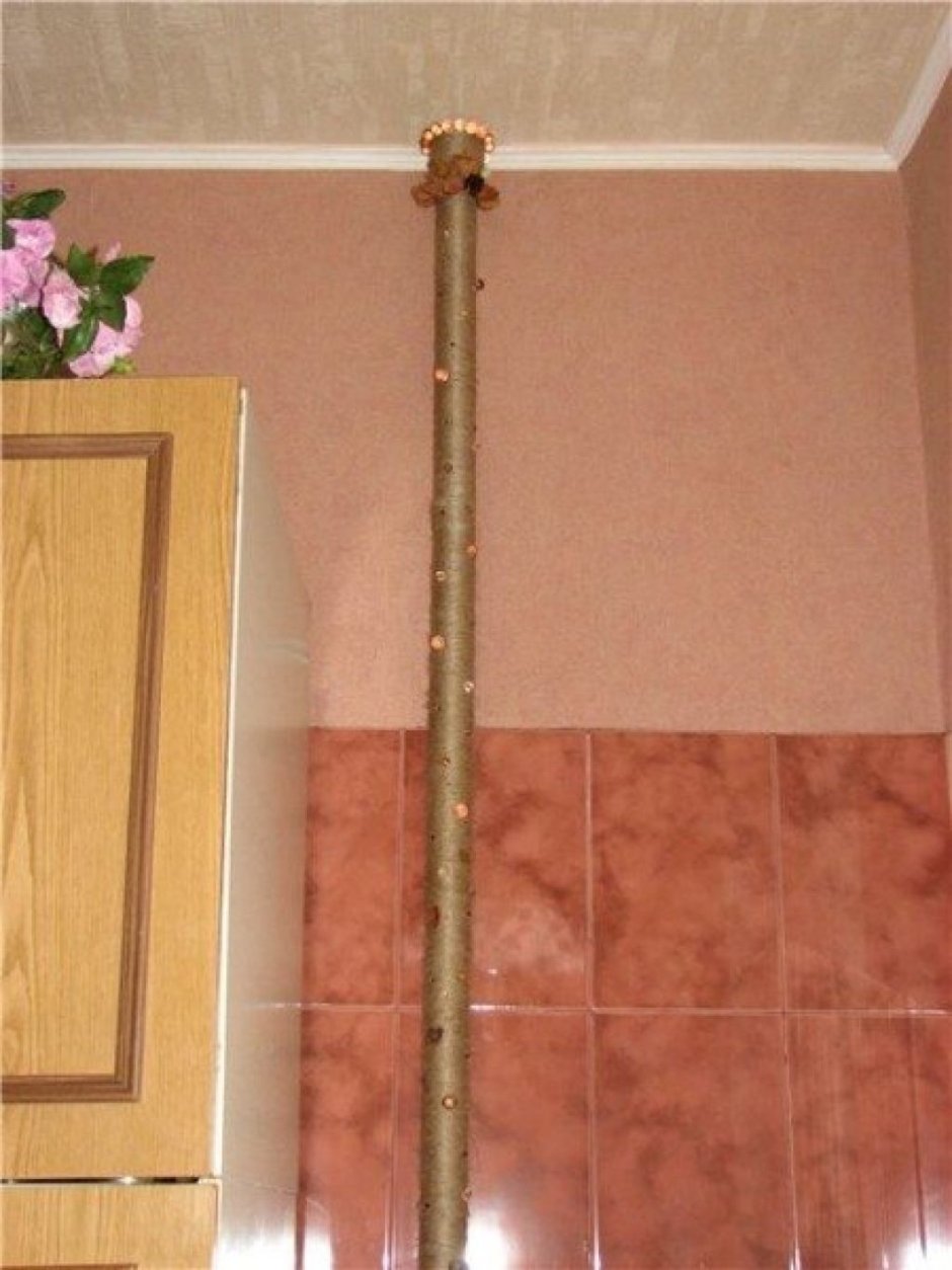 Прокладка газовой трубы на кухне