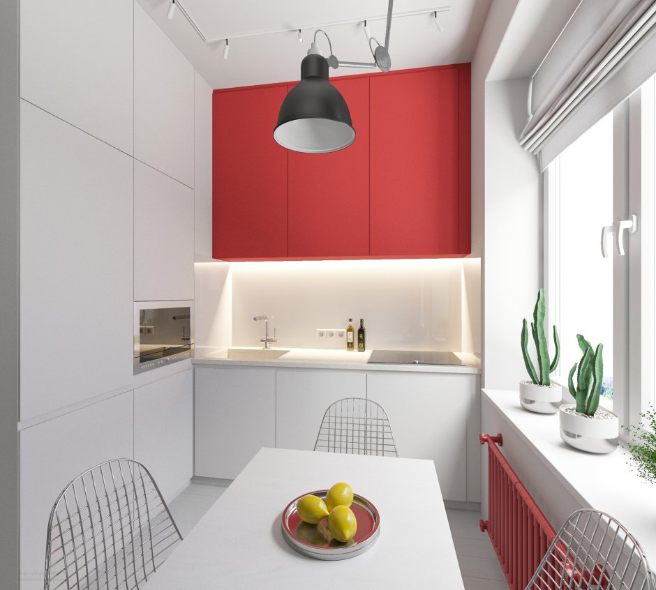 Дизайн кухни в двухкомнатной квартире