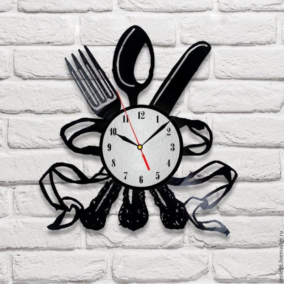 Прикольные настенные часы для кухни (87 фото)