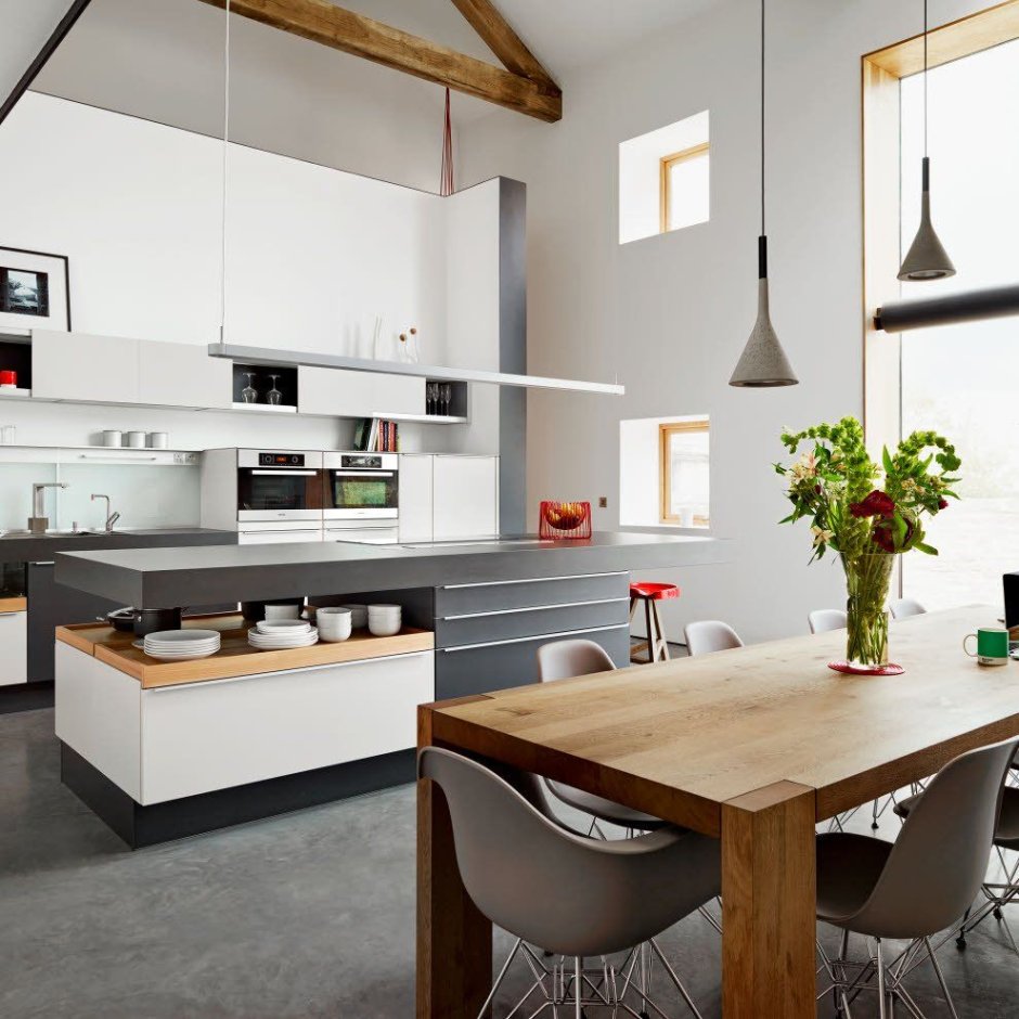 Elle decoration остров на кухне