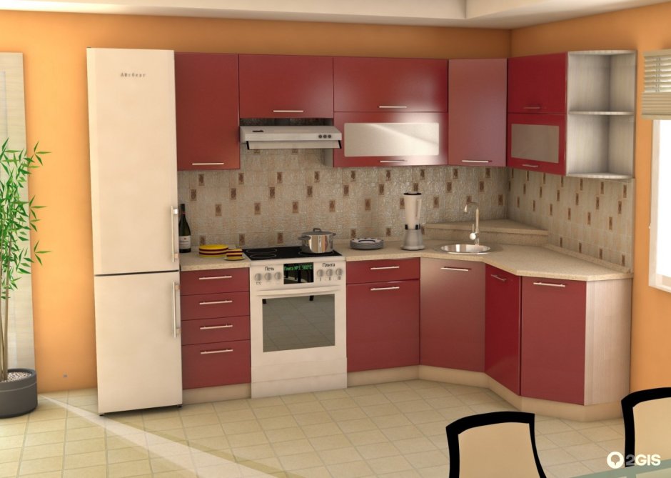 Модульный кухонный гарнитур для маленькой кухни (85 фото)