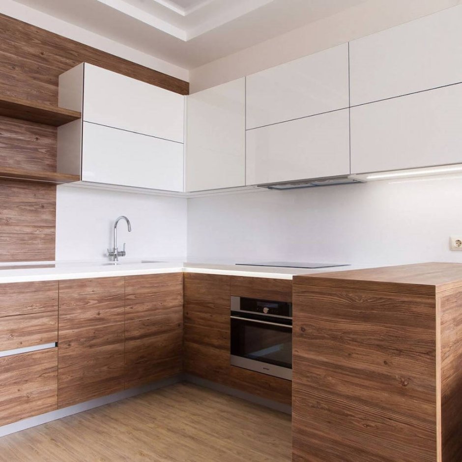 Кухня из шпона