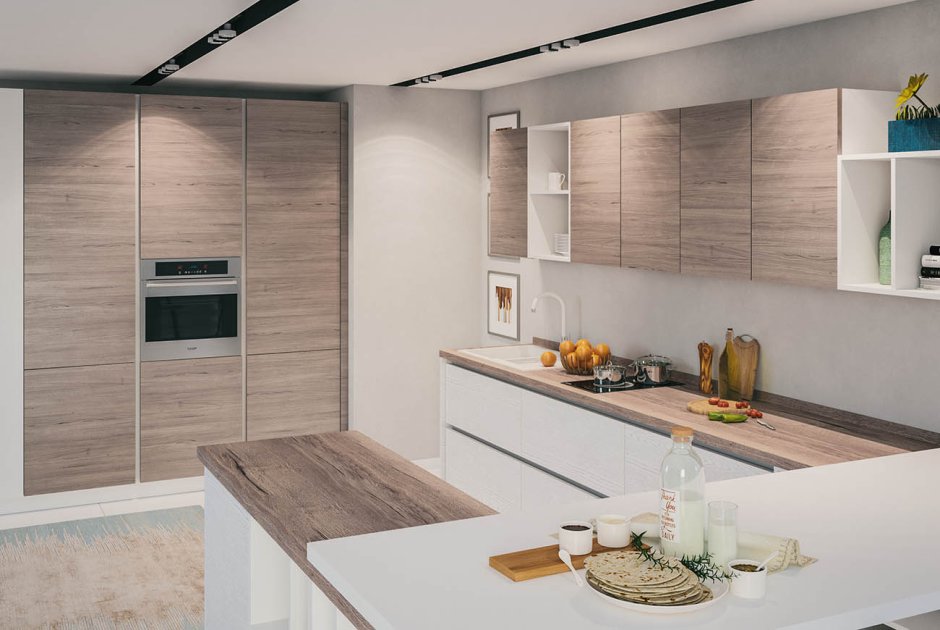 Калипсо кухни шпон