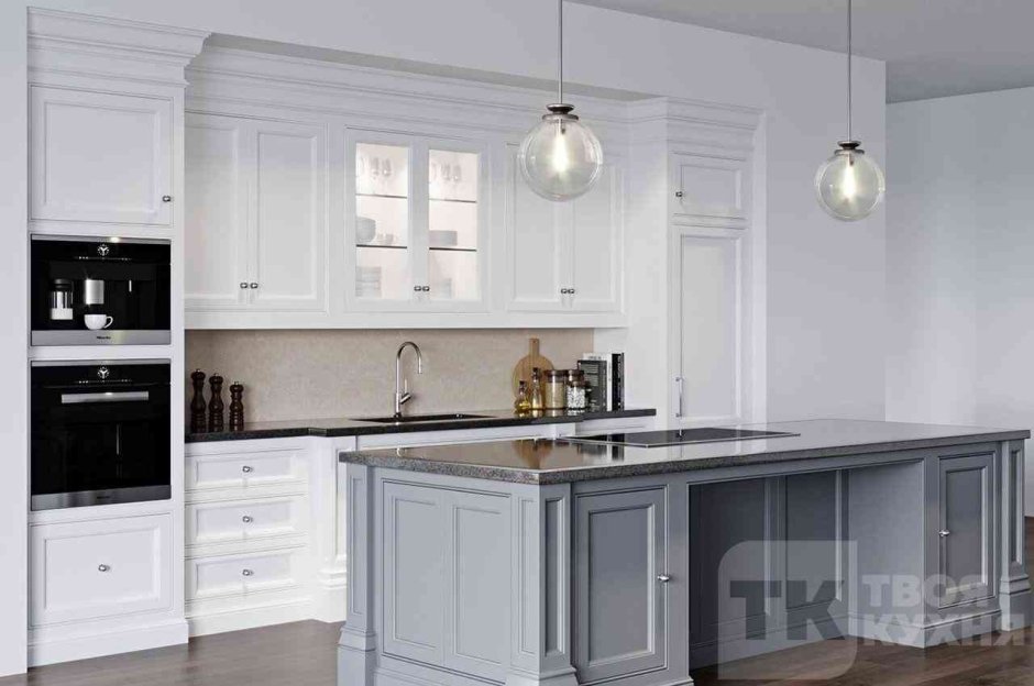 Кухня с филенками