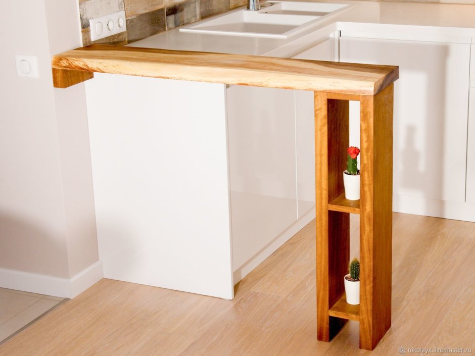 Складной барный стол для маленькой кухни