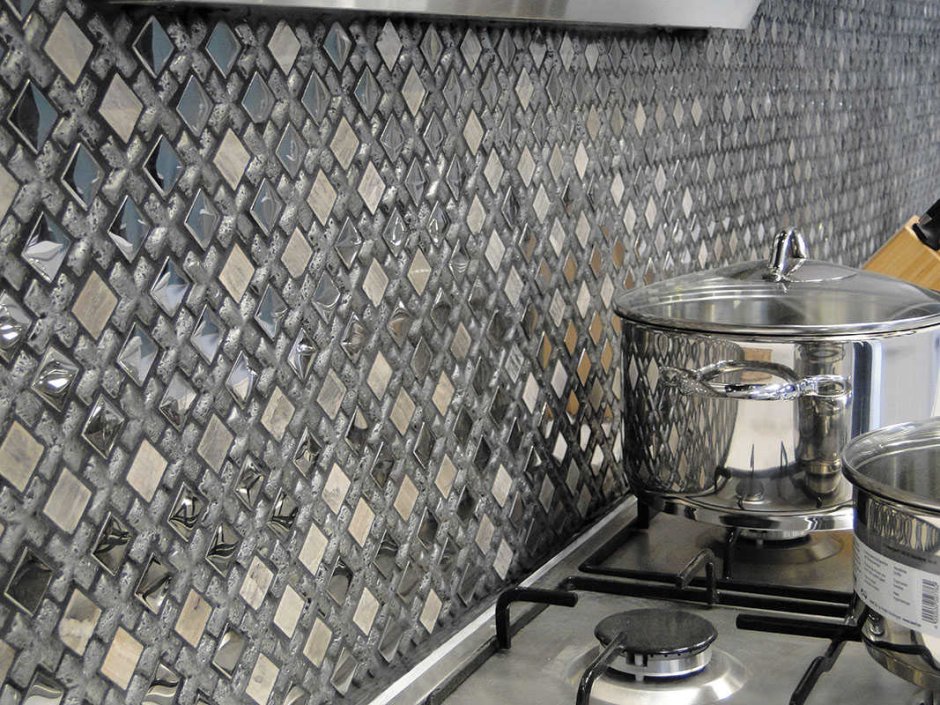 Кафельная мозаика для кухни (59 фото)