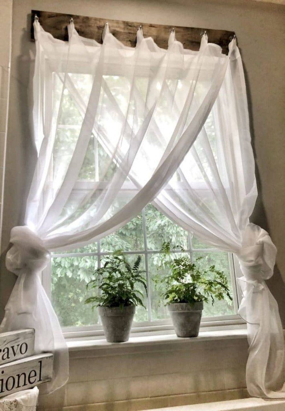 Короткие занавески на окна