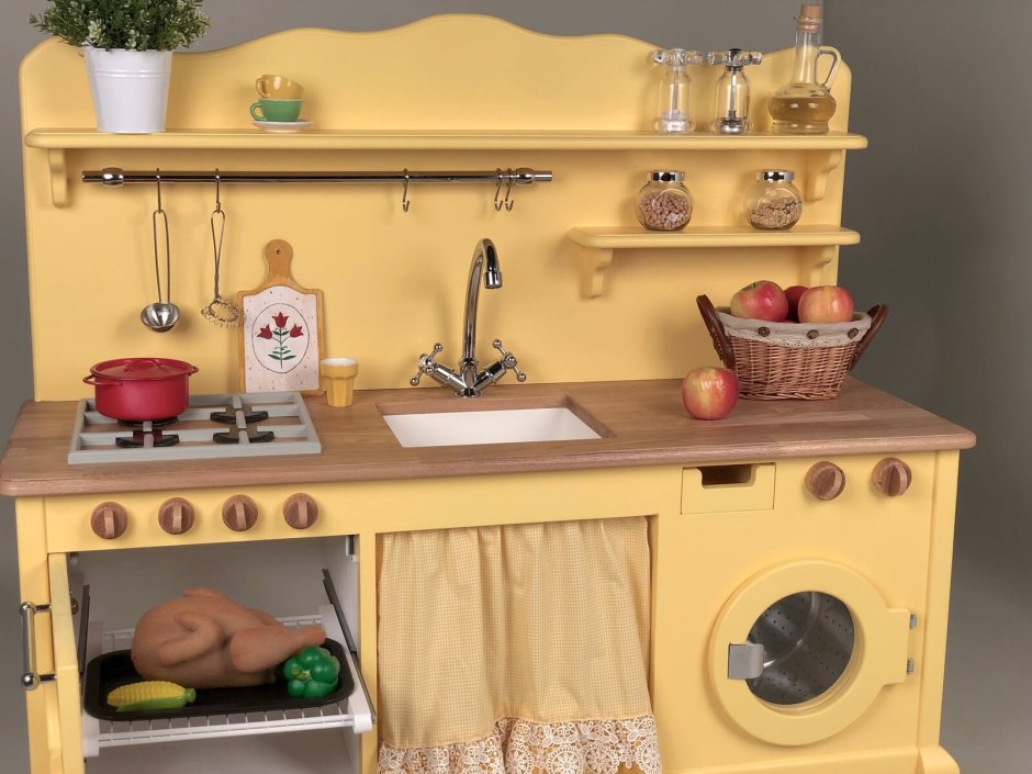 Детская кухня viga Toys 50384 с аксессуарами