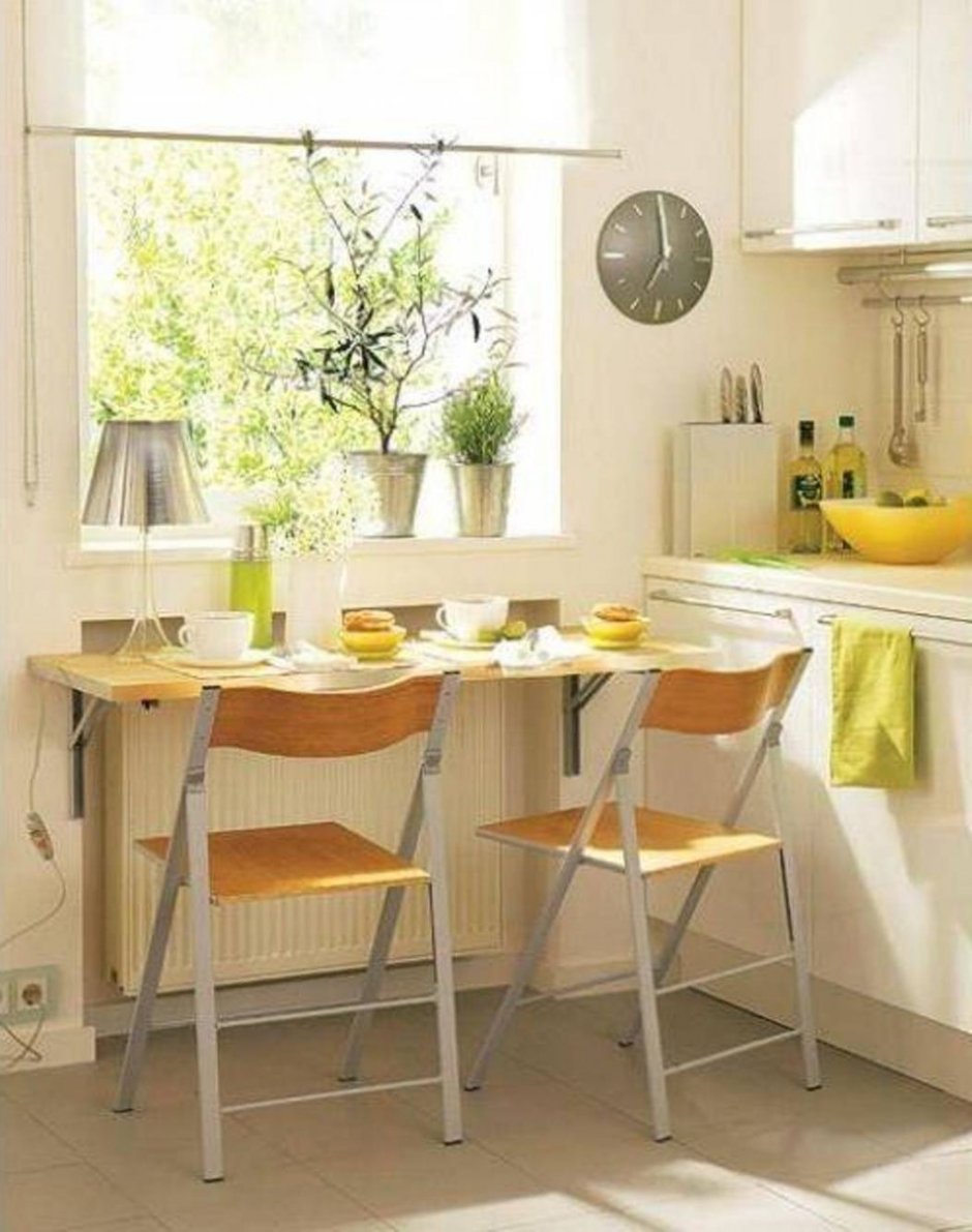 Столы для маленьких кухонь в хрущевке