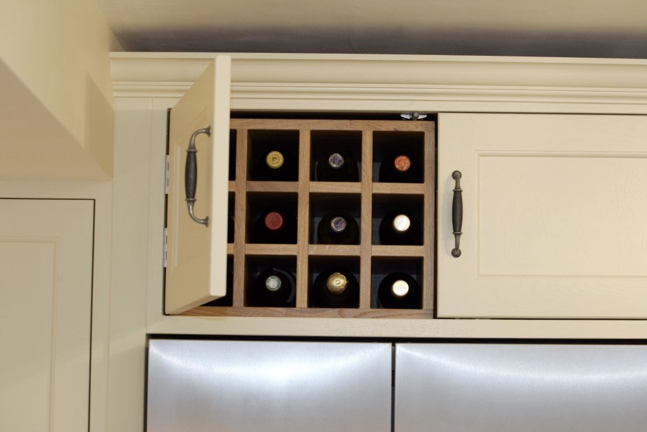 Скрытые выдвижные ящики для кухни